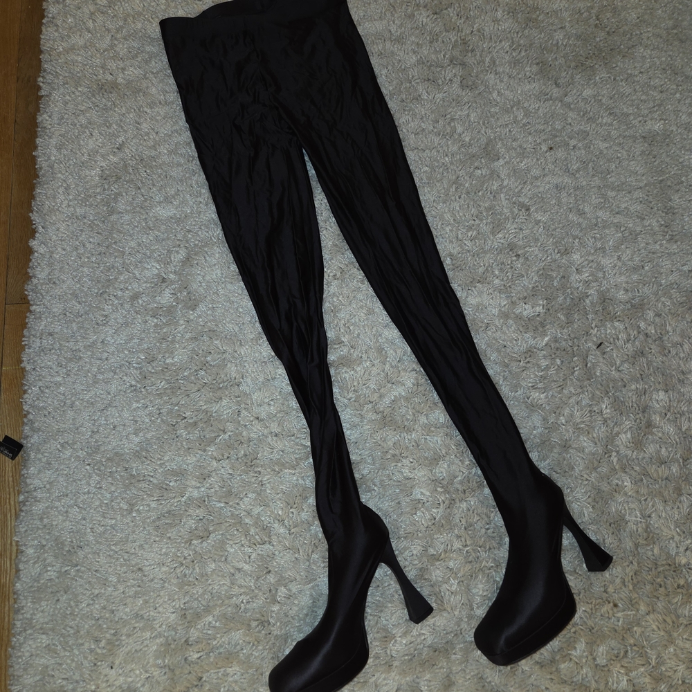 Steve Madden Black Heeled Boots